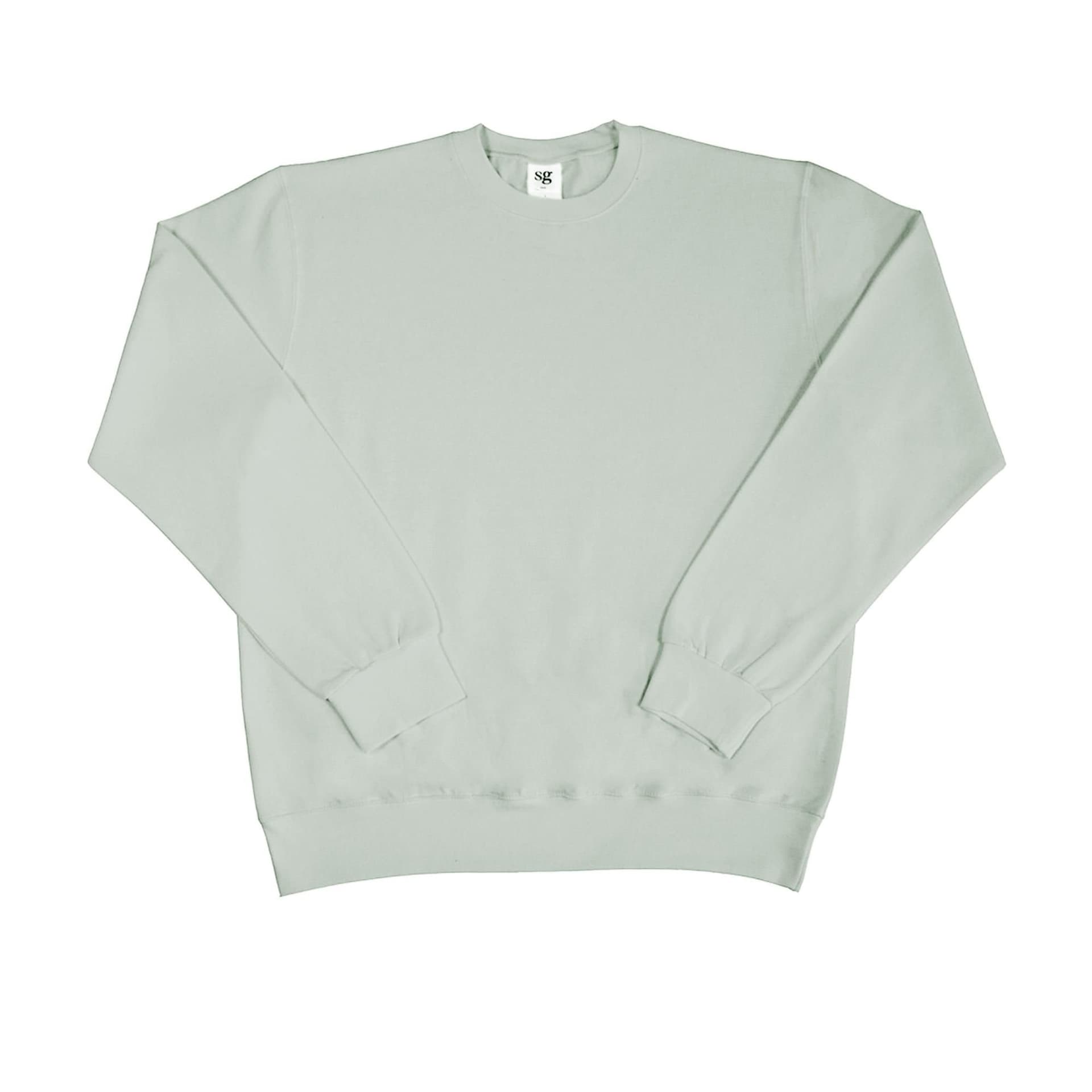 SG SG Men's Long Sleeve Crew Neck Sweatshirt in Pale Grey