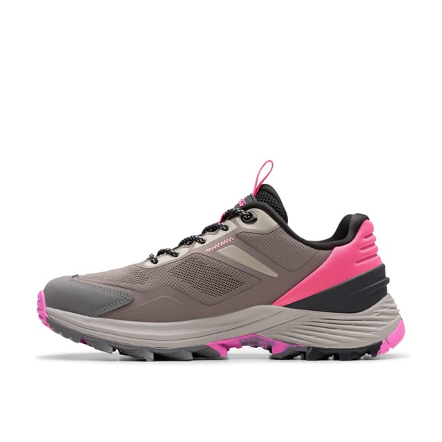 Clarks Clarks Women's Laila Trail Grey Combination Trainers - 2