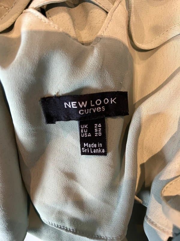 New Look New Look green chiffon strappy tunic 24 (ref v25)