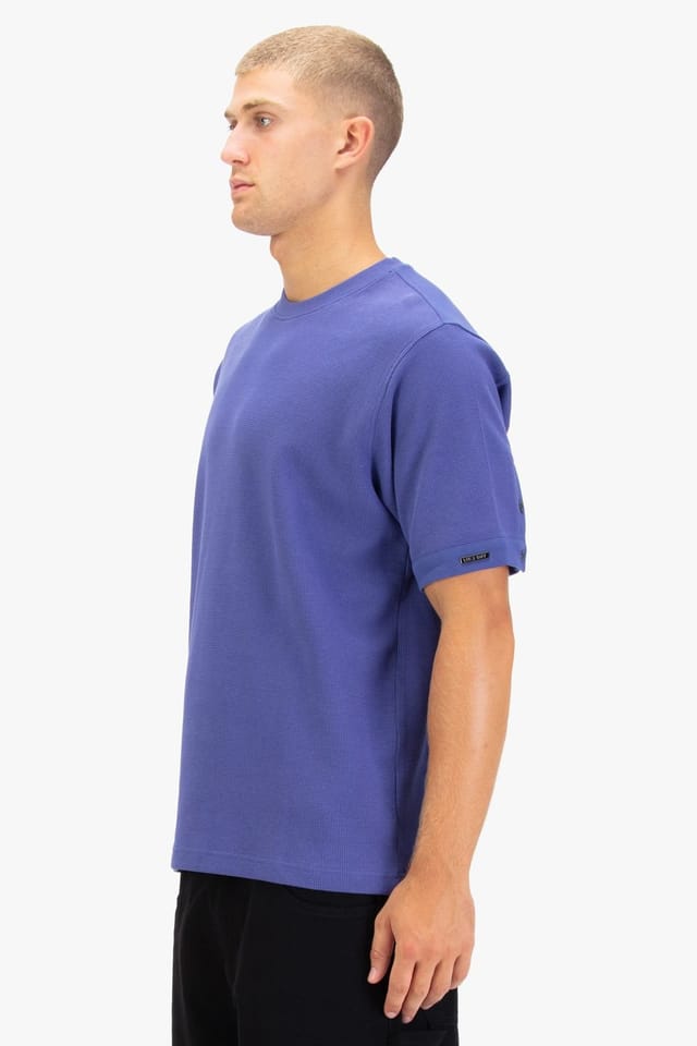 Luke 1977 Luke 1977 Men's Ellison Textured T-shirt in Purple - 3