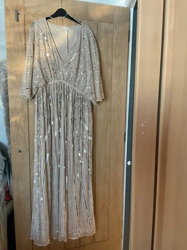 River Island BNWOT river island sequin evening dress