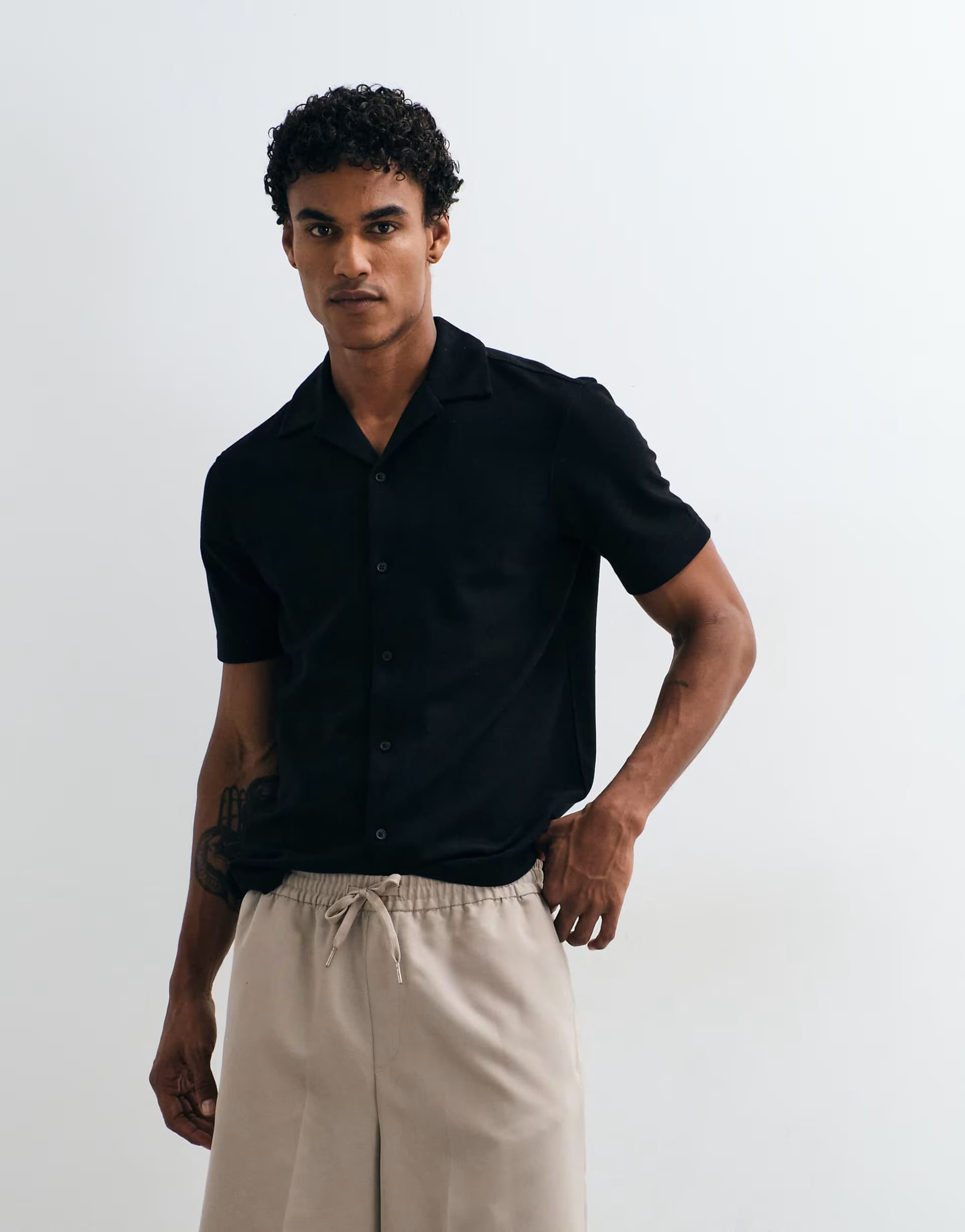 ASOS ASOS Black Short Sleeve Shirt