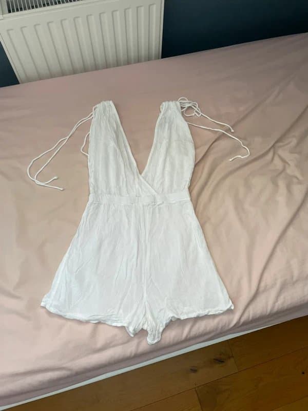 ASOS Design Cute white jumpsuit