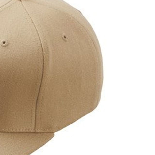 Myrtle Beach Myrtle Beach Men's Flexfit 6 Panel Flat Peak Baseball Cap in Khaki - 2