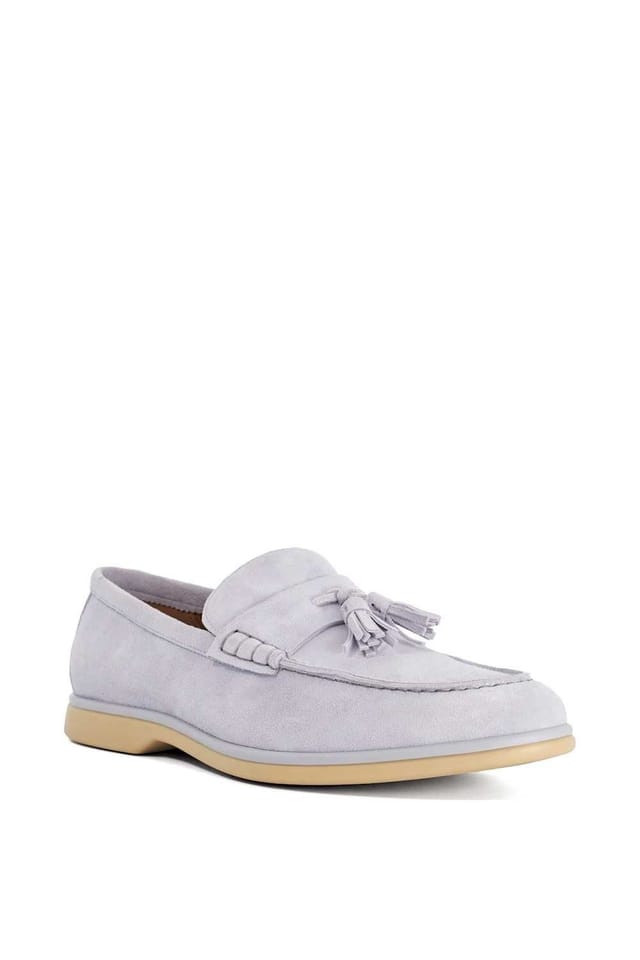 Dune London Dune London Men's 'Broddi' Suede Loafers in Blue - 2