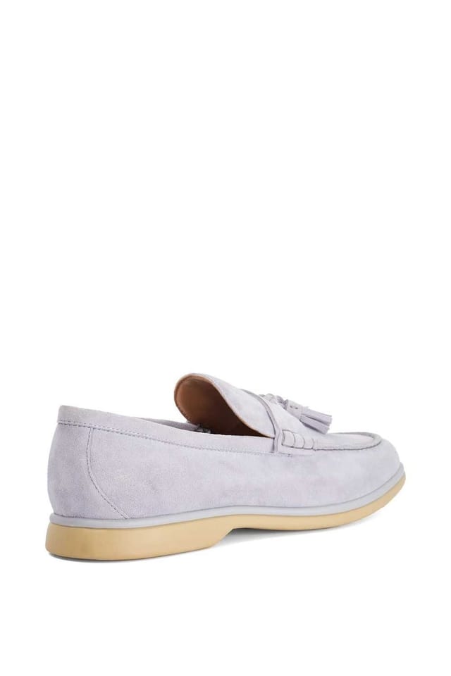 Dune London Dune London Men's 'Broddi' Suede Loafers in Blue - 3