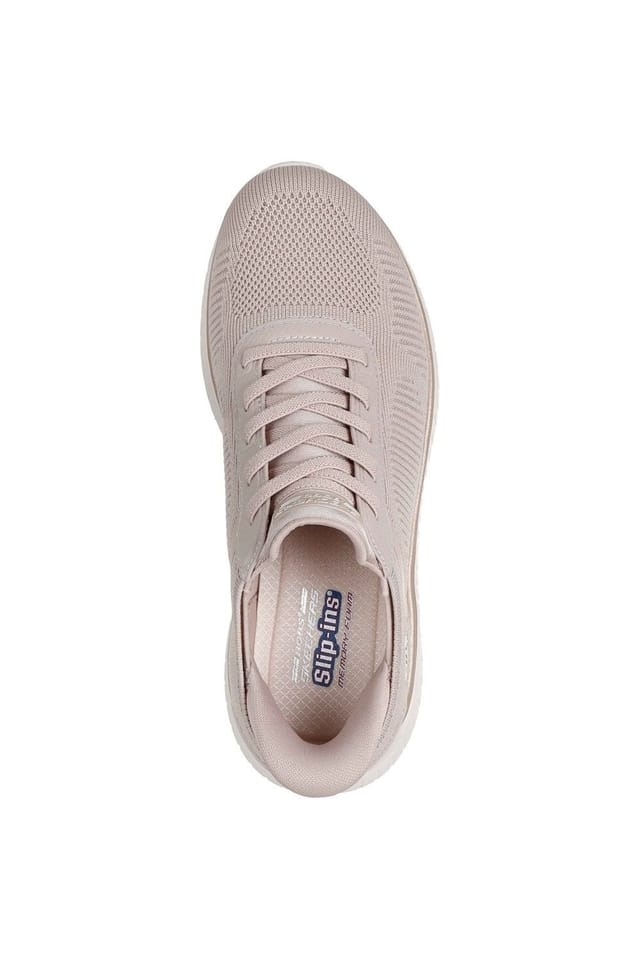 Skechers Skechers Women's BOBS Sport Squad Chaos Shoe in Natural - 3