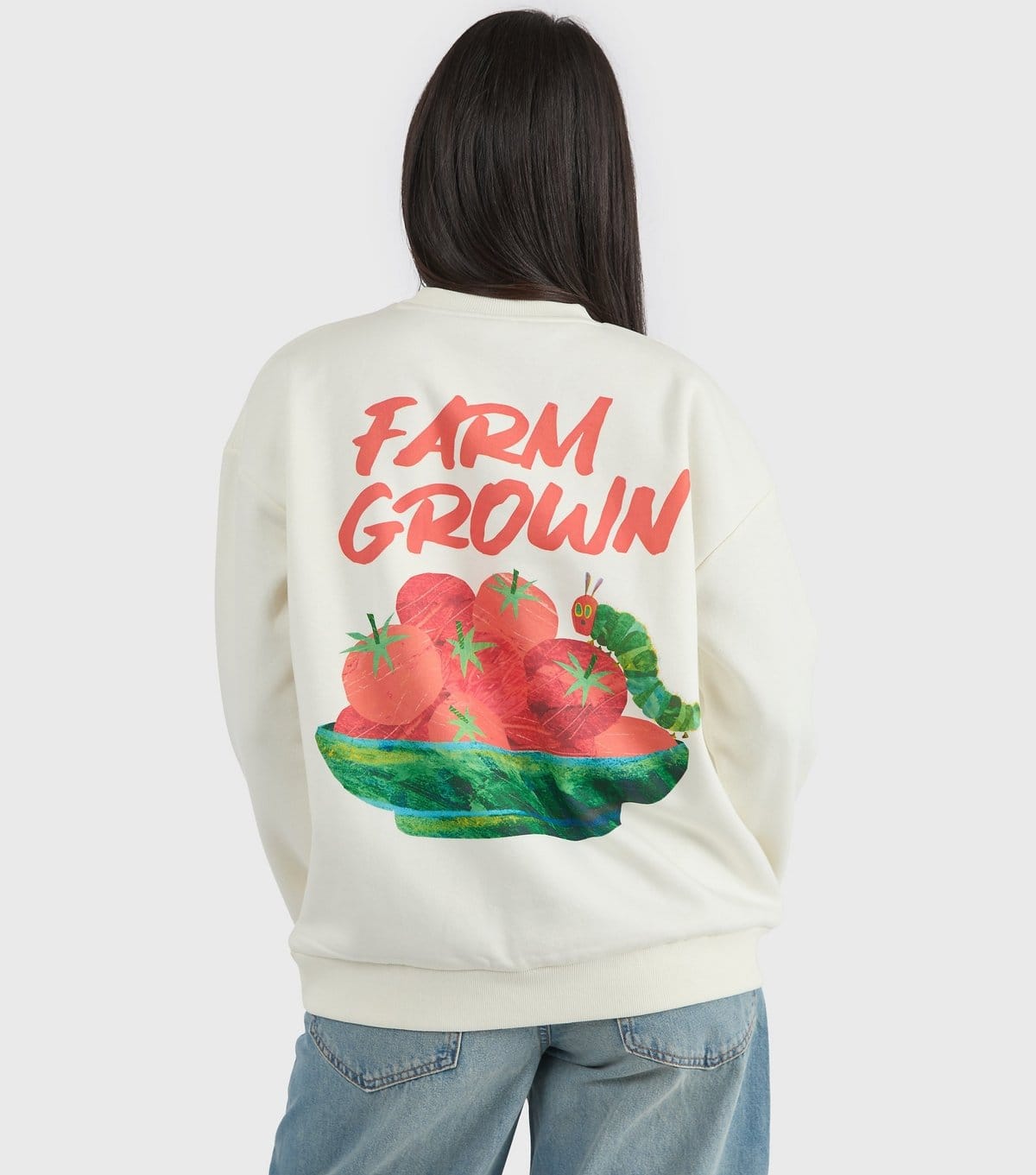 Custard White The Very Hungry Caterpillar Sweatshirt