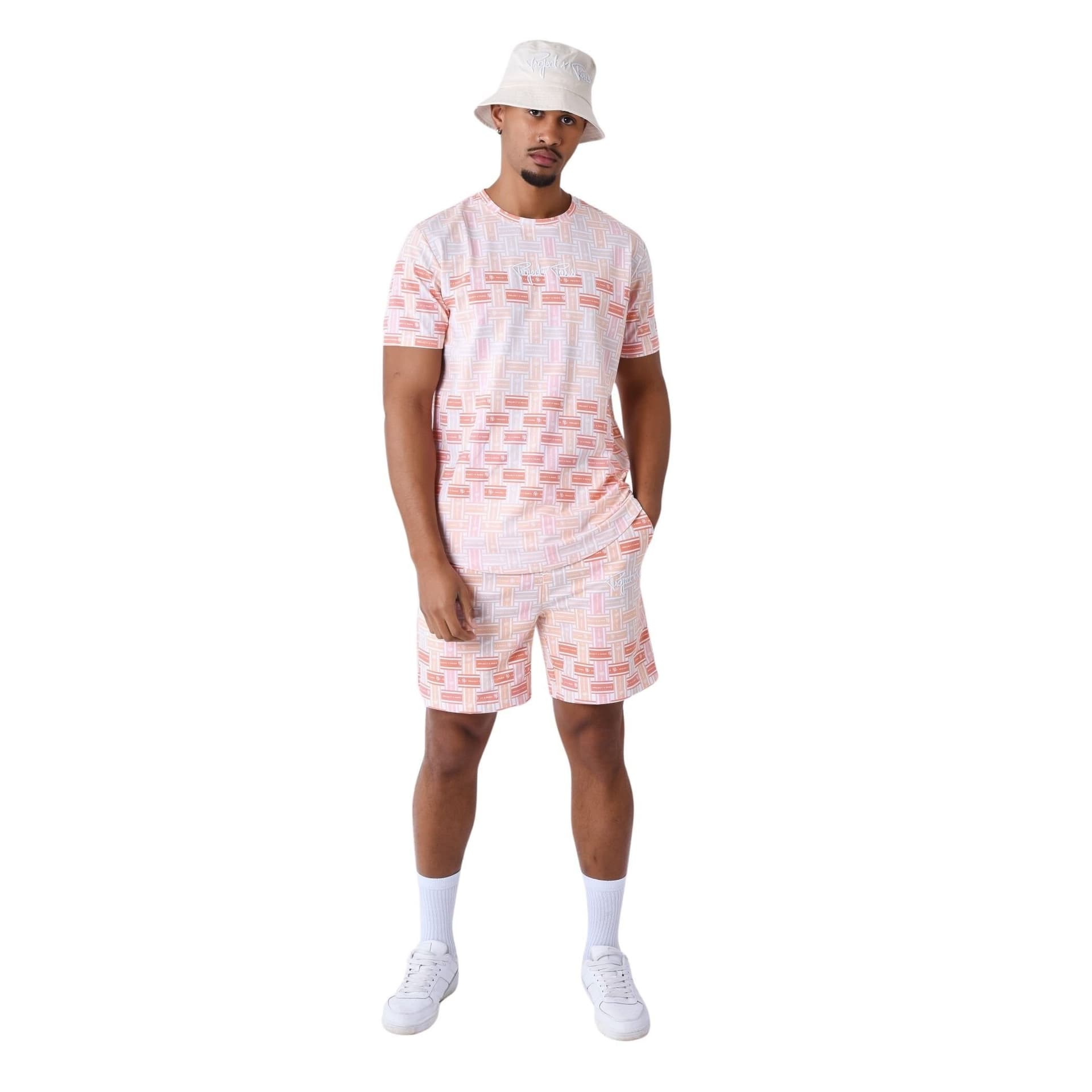 Project X Paris Project X Paris Men's Printed T-Shirt Streamer in Pink