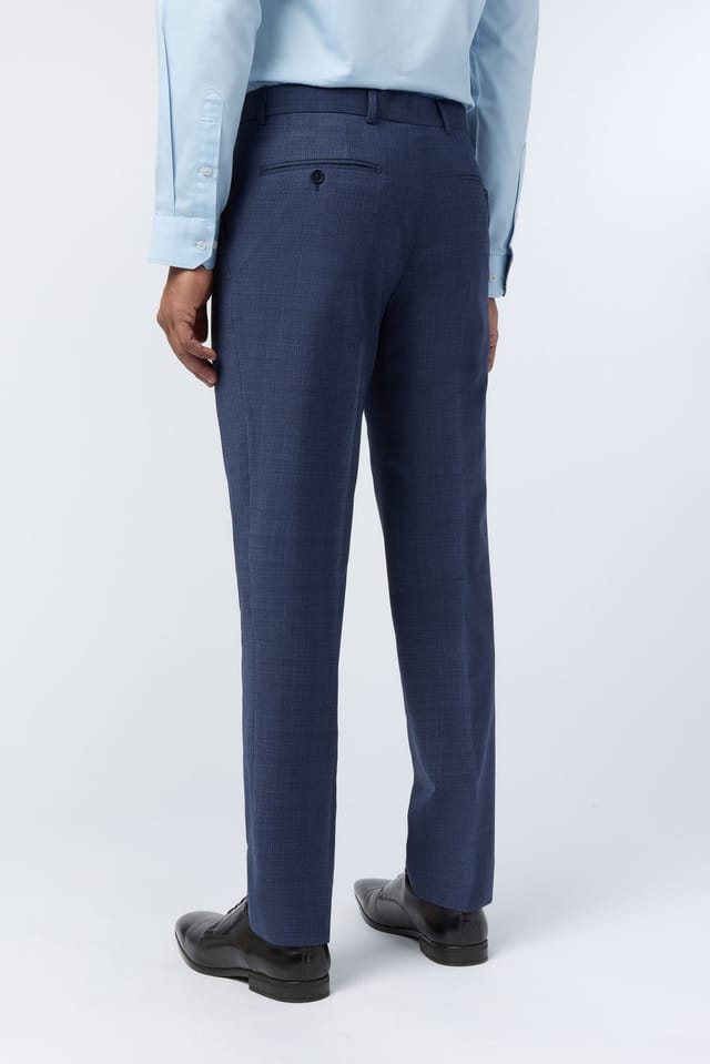 Ted Baker Ted Baker Men's Slim Fit Scratch Suit Trousers in Blue - 2
