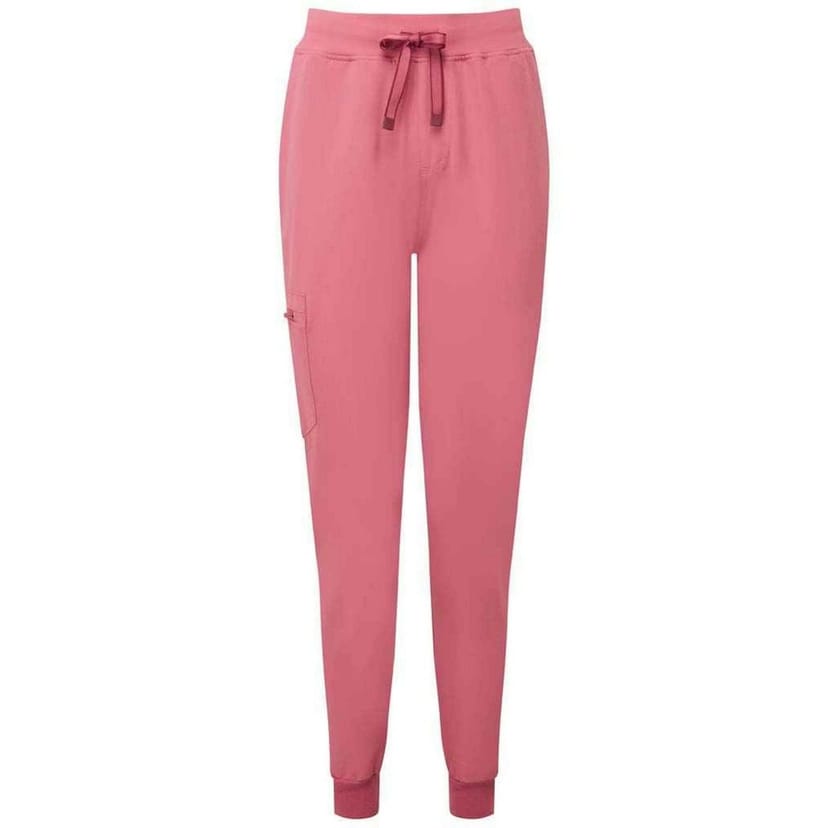 Onna Onna Women's Energized -Stretch Jogging Bottoms in Bright Pink - 1