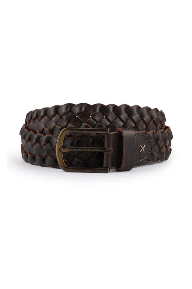 Jones Bootmaker Jones Bootmaker Men's Ulrich Leather Belt in Dark Brown - 2