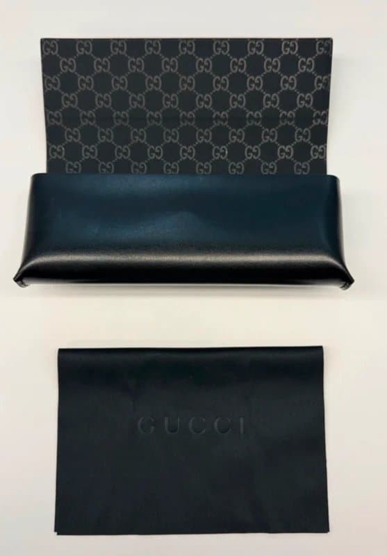 Gucci Genuine Gucci Sunglasses Case with Cleaning Cloth - Brand New