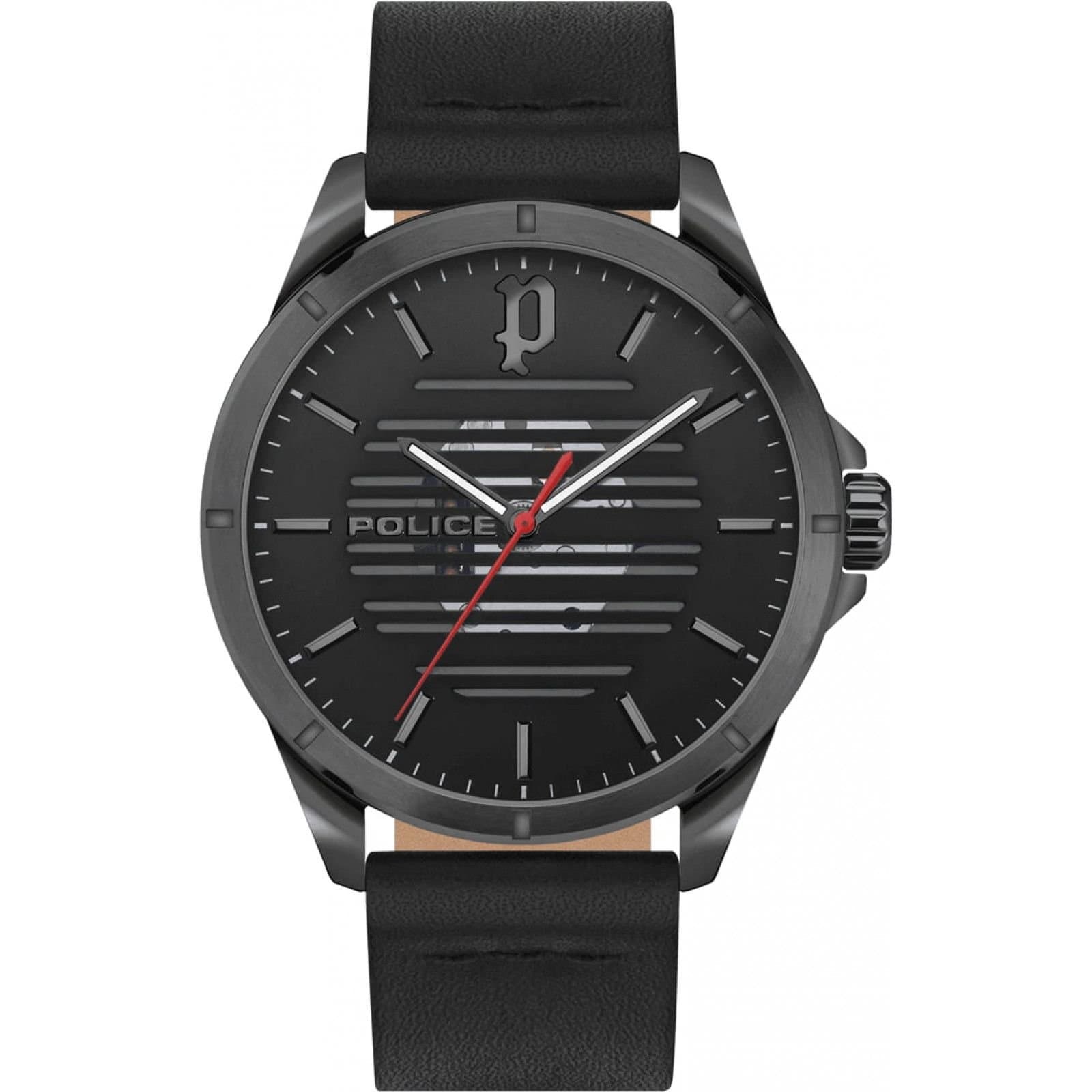 Police Police Men's PEWJA2204503 45mm Quartz Watch in Black