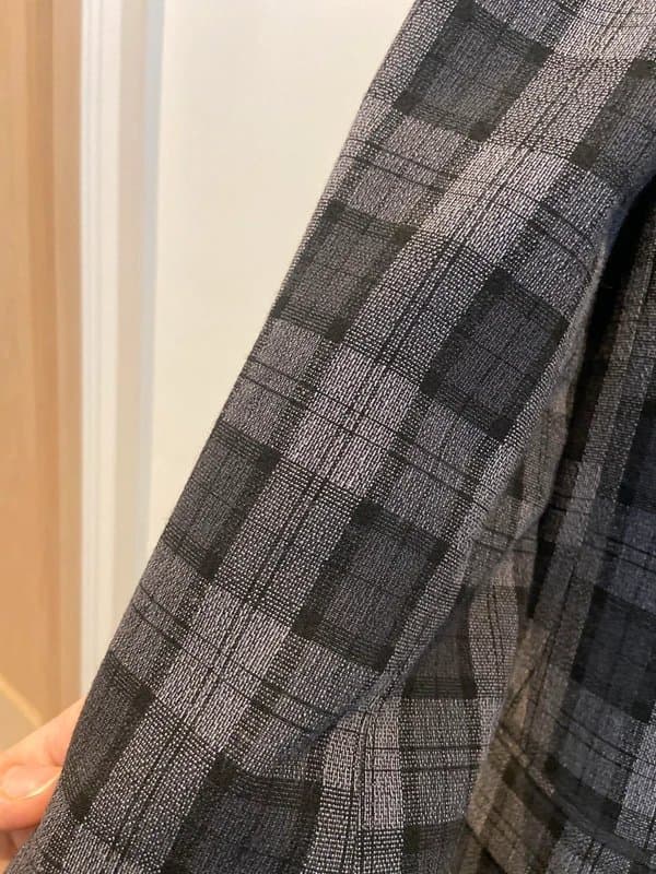 ASOS ASOS super skinny suit jacket in charcoal check