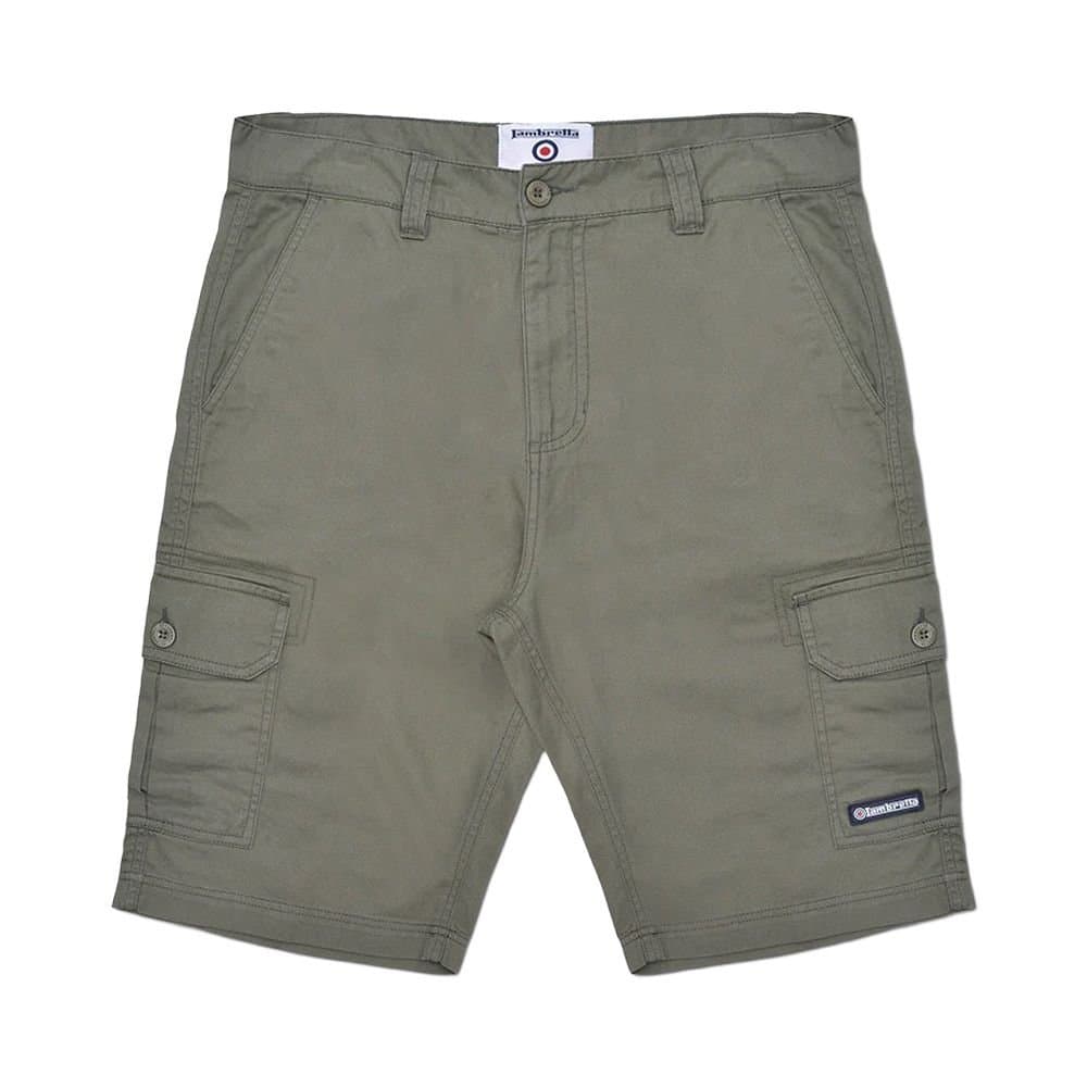 Lambretta Lambretta Men's SS24 Cargo Shorts in Green