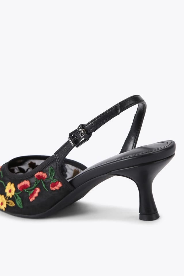 KG Kurt Geiger KG Kurt Geiger Women's 'Aria Low2' Fabric Heels in Black - 3