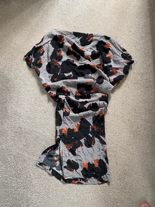 AllSaints AllSaints 100% silk Dissolve Pia dress UK 8 - 1