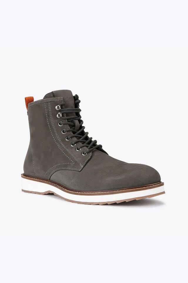 KG Kurt Geiger KG Kurt Geiger Men's 'Colt' Leather Boots in Dark Grey - 2