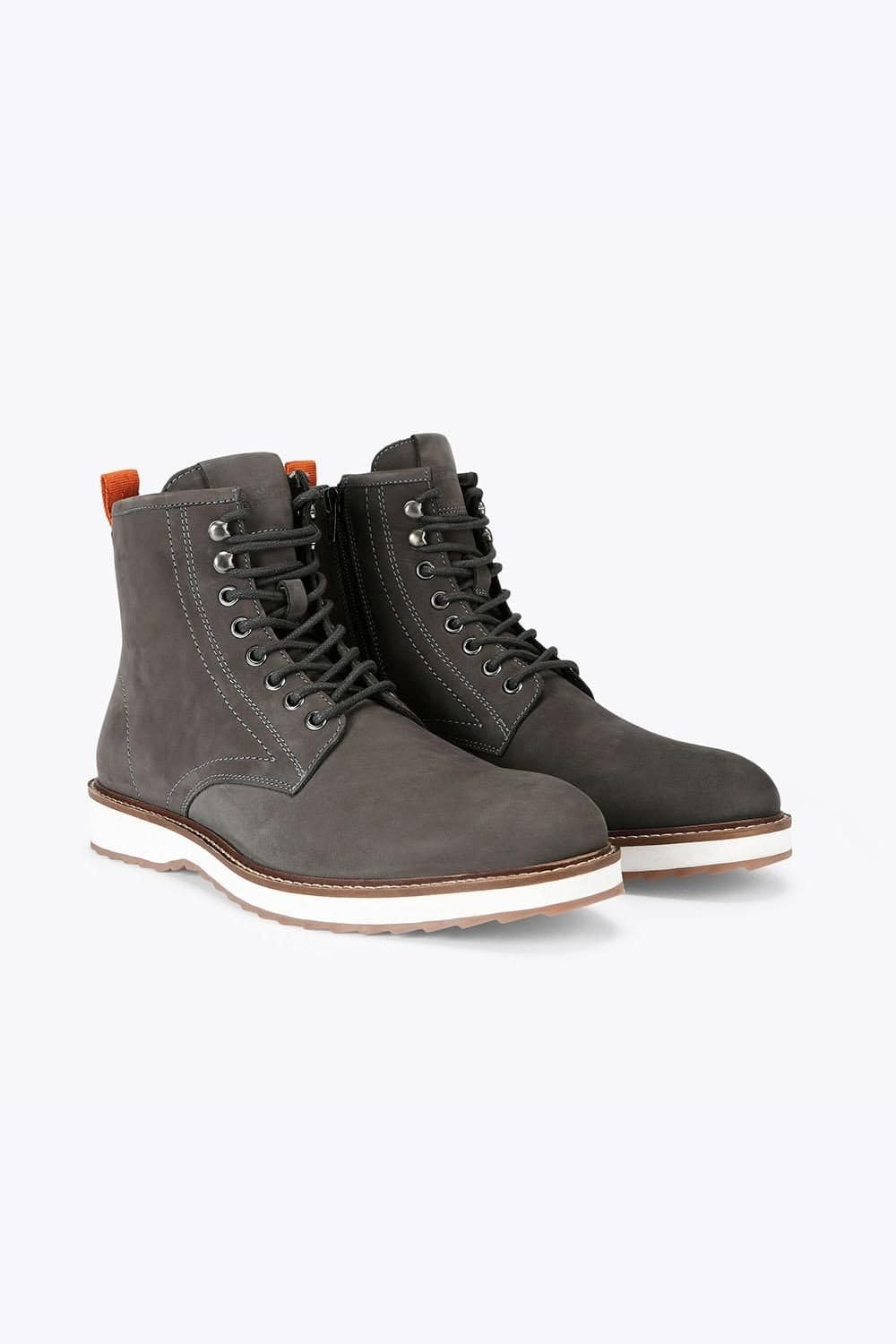 KG Kurt Geiger KG Kurt Geiger Men's 'Colt' Leather Boots in Dark Grey - 4