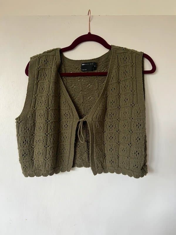 ASOS Design Asos Green crochet coord