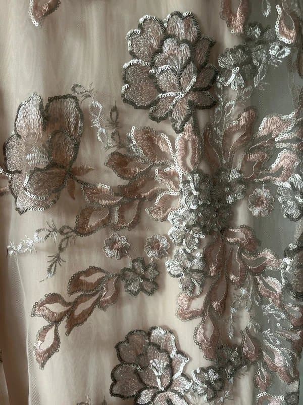 New Look Flowery sequin dress