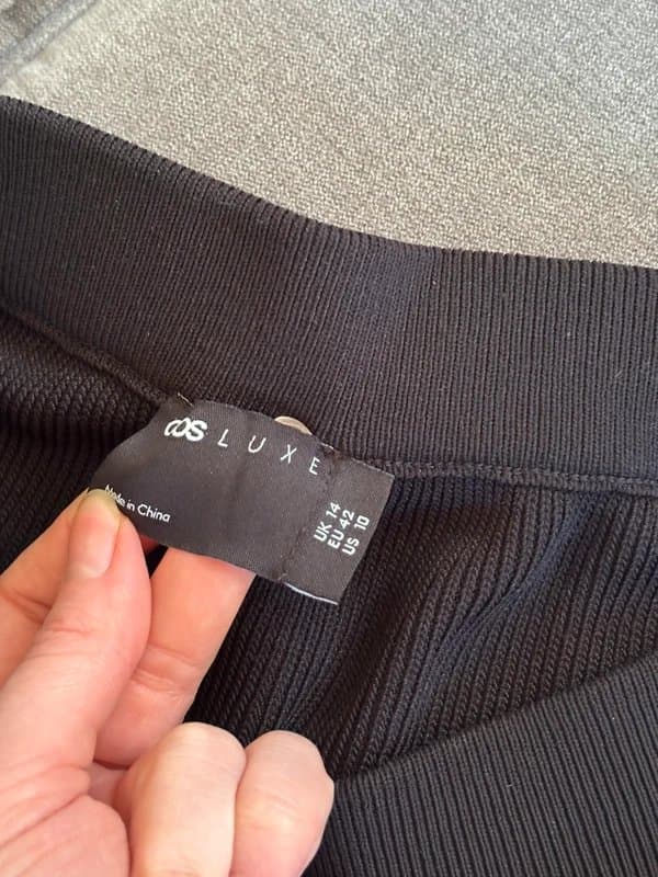 ASOS LUXE tiered mini skirt