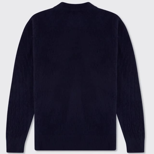 Walker & Hunt Walker & Hunt Men's WH Crewneck in Navy - 2