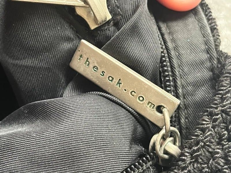 The Sak The Sak Black Crochet Shoulder Bag – Classic Style