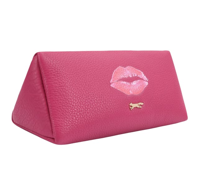 Paul Costelloe Paul Costelloe Women's Tullu Leather Pouch in Pink - 2