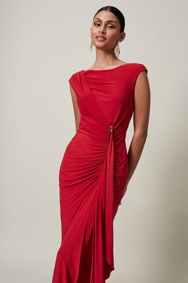 Phase Eight Phase Eight Women's Donna Maxi Dress in Red - 3