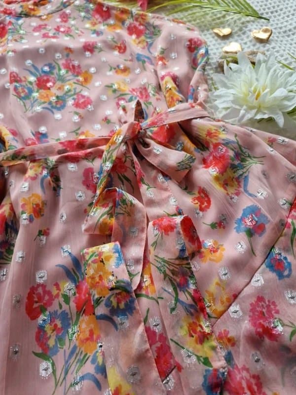 Lipsy Lipsy London Floral Chiffon High Low Dress UK 16 Never Worn