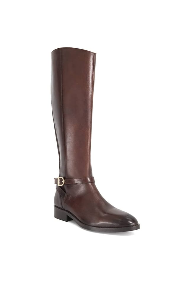 Dune London Dune London Women's 'Talias' Leather Knee High Boots in Brown - 2