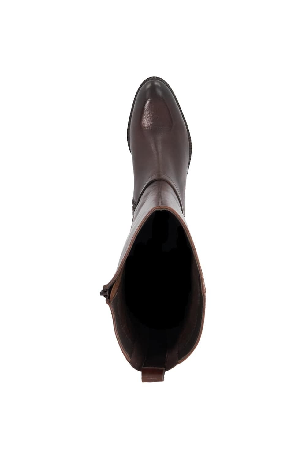 Dune London Dune London Women's 'Talias' Leather Knee High Boots in Brown - 4