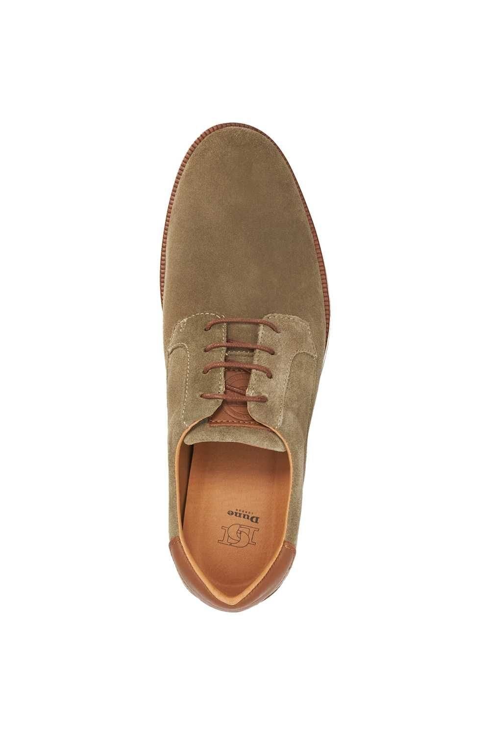 Dune London Dune London Men's 'Bow' Suede Derbies in Green - 4