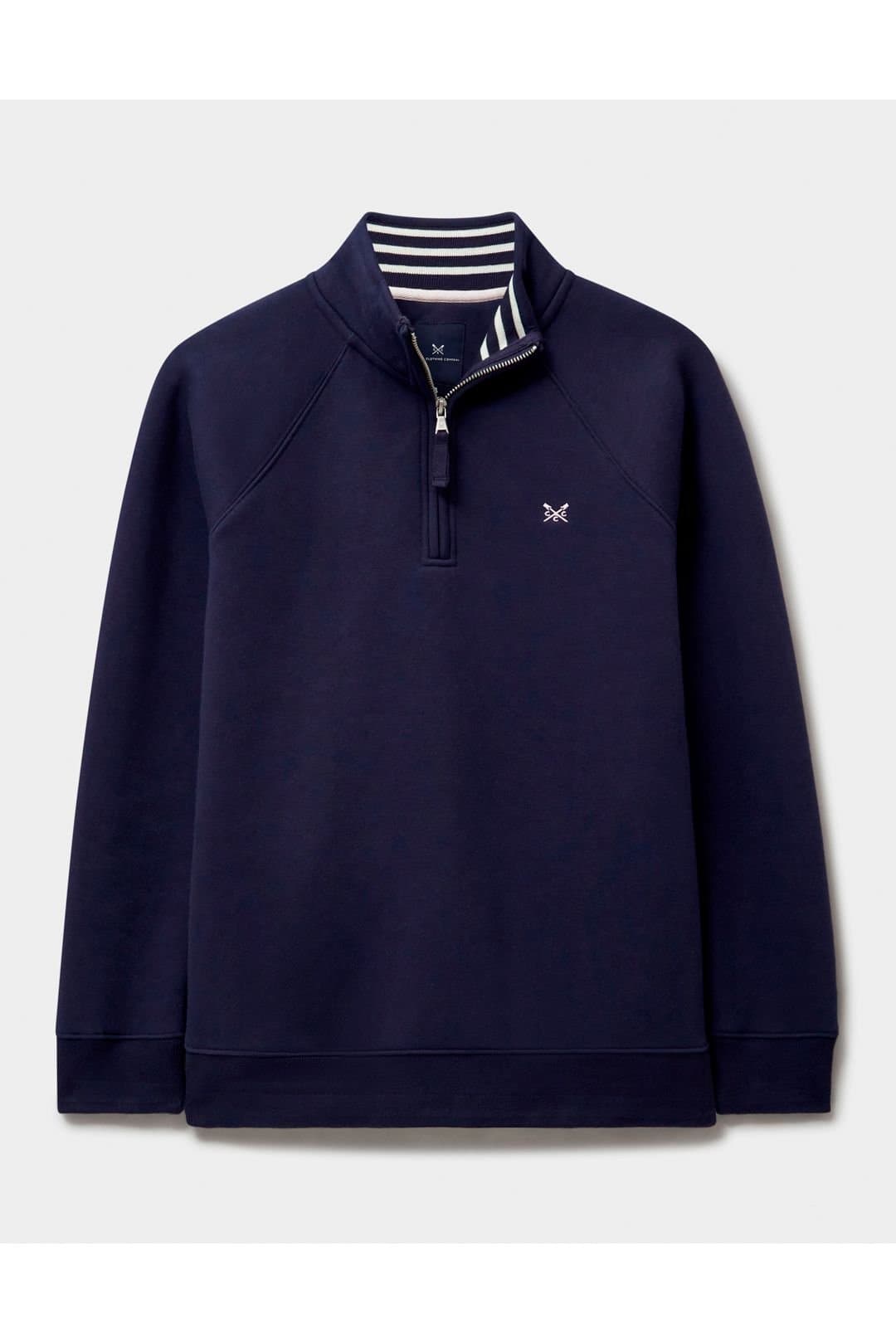 Crew Clothing Crew Clothing Women's Half Zip Sweat Navy