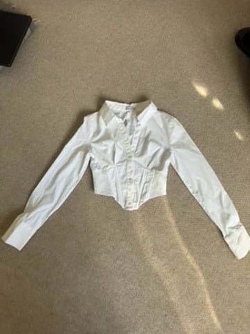 Bershka Bershka Corset Shirt Size XS