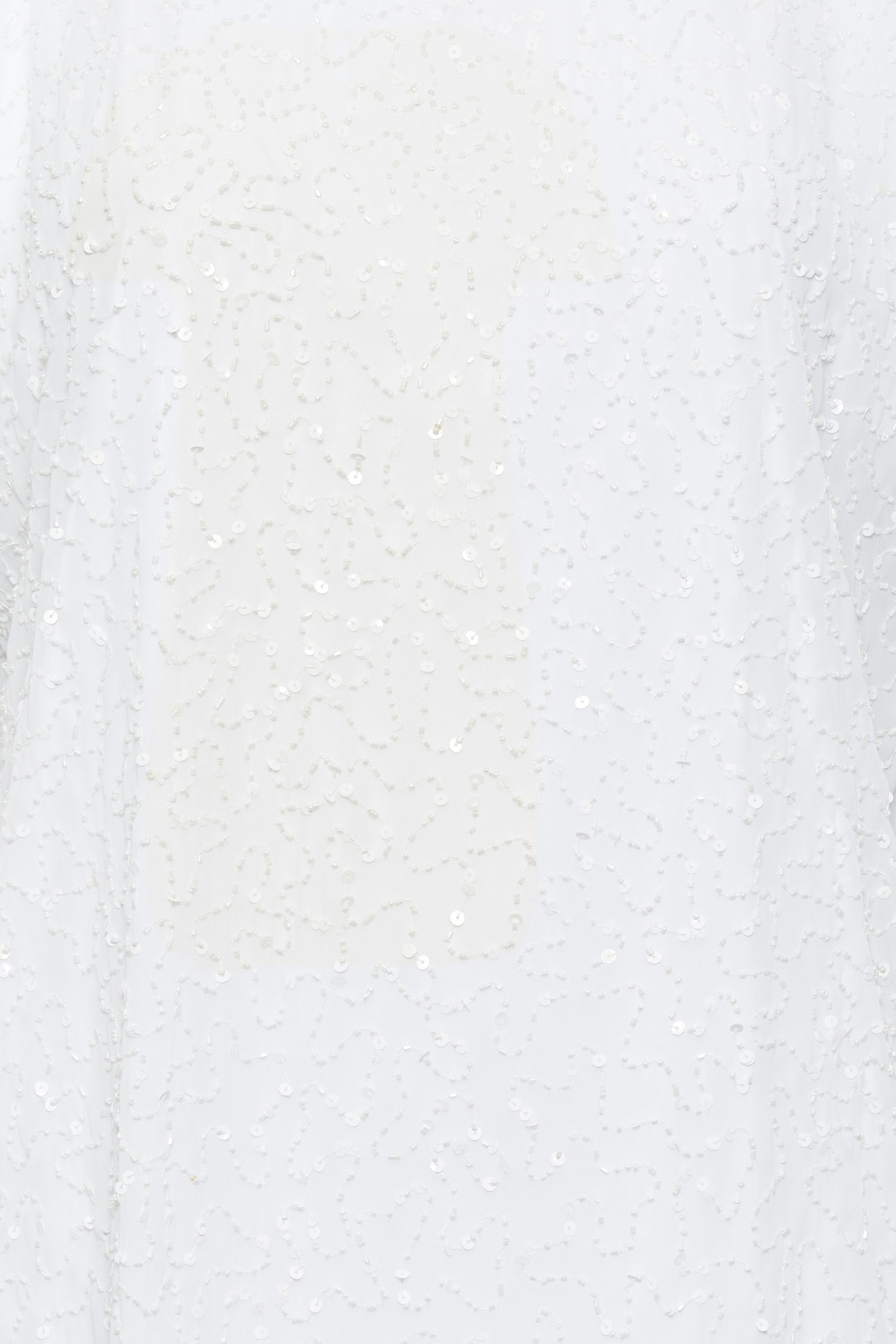 Yours Yours Women's Embellished Shift Dress in White - 3