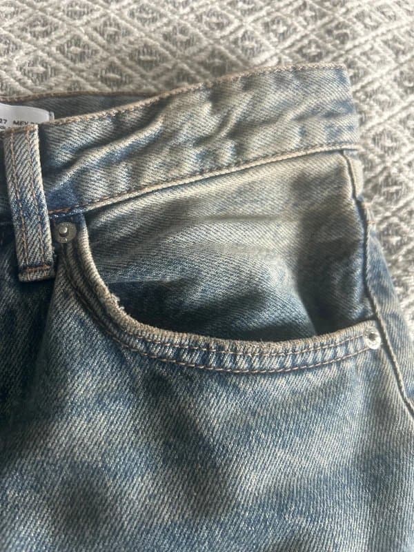 Bershka Bershka blue washed epic baggy jeans