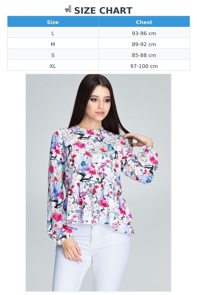 Love Lace Love Lace Women's Floral Loose Long Sleeve Stand Collar Blouse - 3