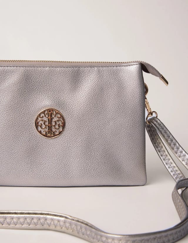 Blue Vanilla Clutch With Detachable Strap - 3