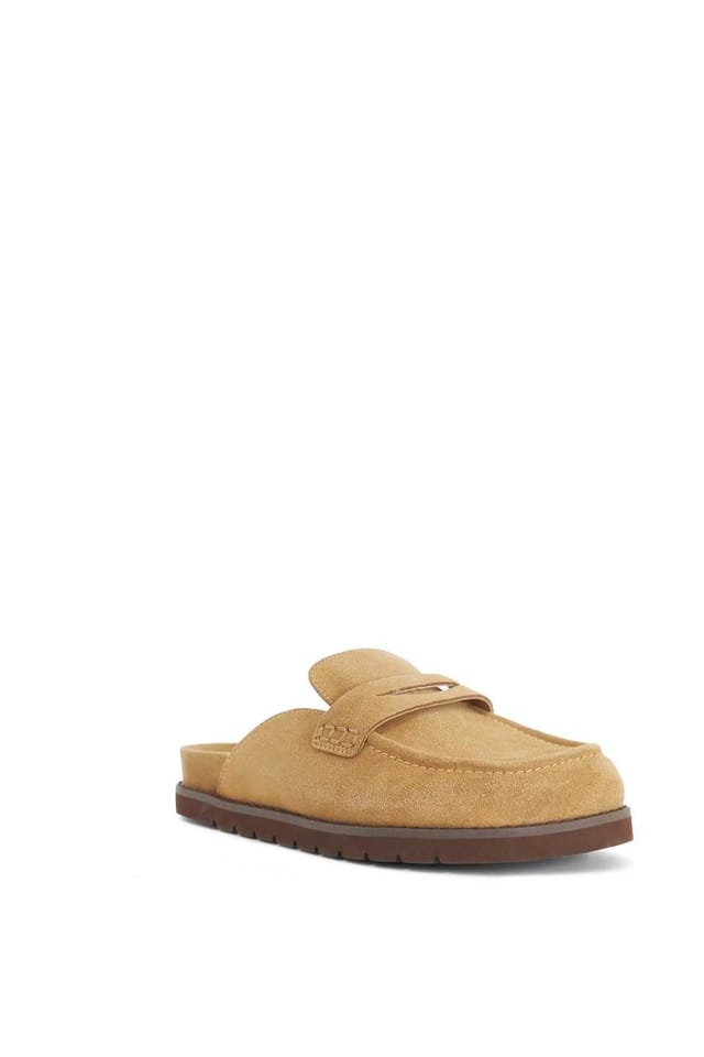 Dune London Dune London Women's 'Goldens' Suede Mules in Natural - 2