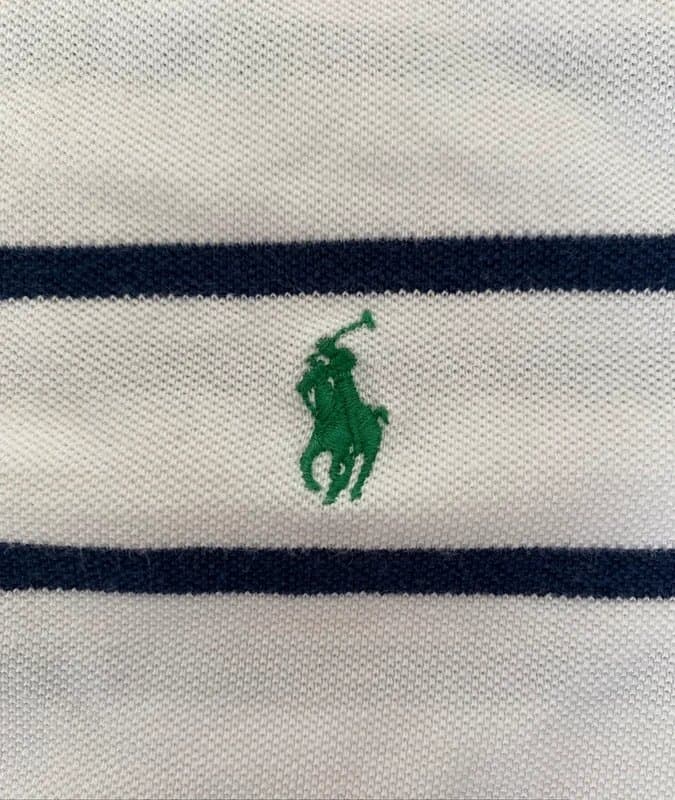 Ralph Lauren Polo Ralph Lauren Custom Fit Size L | White & Navy Striped | Authentic | Great Condition