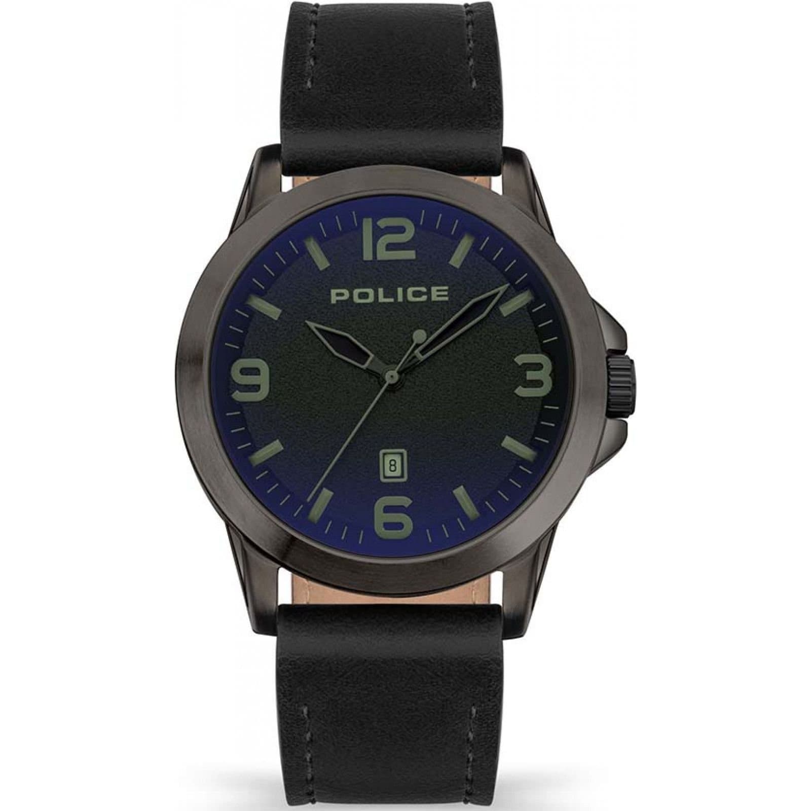 Police Police Men's PEWJB2194502 Cliff 47mm Quartz Watch in Black