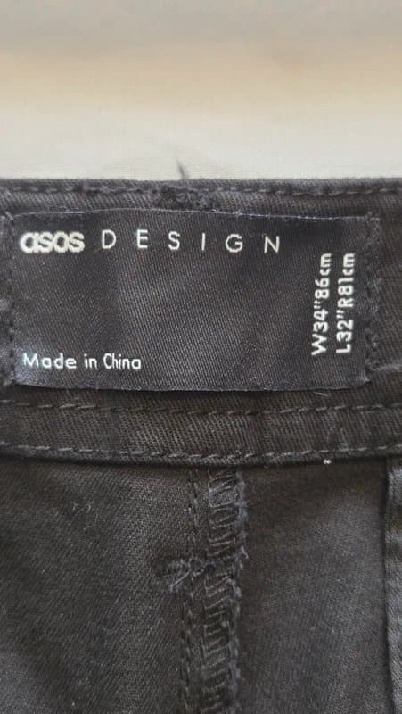 ASOS Design Asos Design Cargo Pants W34 L32