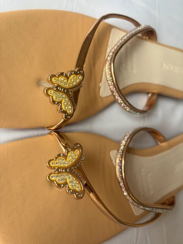 Fashion Women butterfly embellished sandals