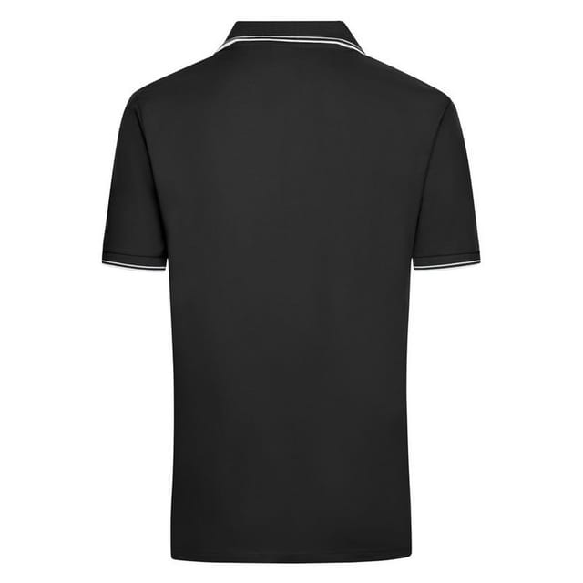James and Nicholson James and Nicholson Men's Pique Polo Shirt in Black - 2