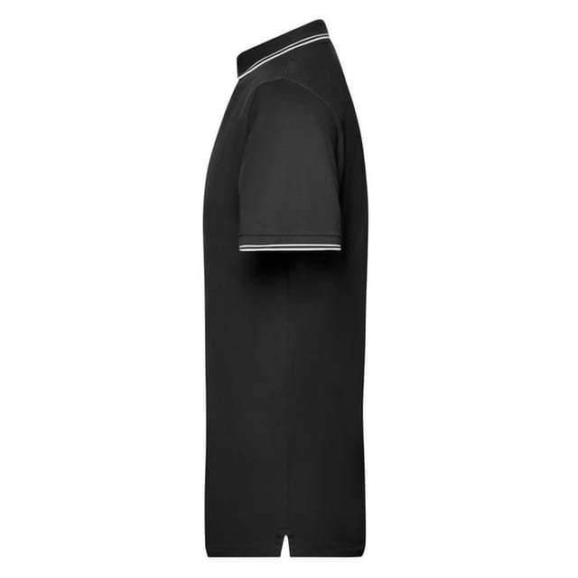 James and Nicholson James and Nicholson Men's Pique Polo Shirt in Black - 3