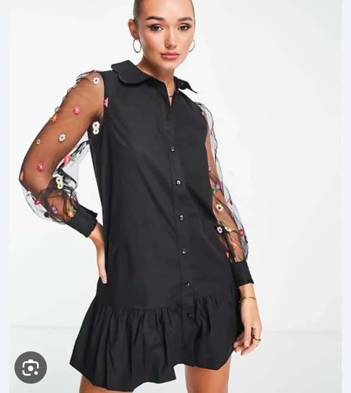 Never Fully Dressed Never fully dresses embroidered floral mini dress