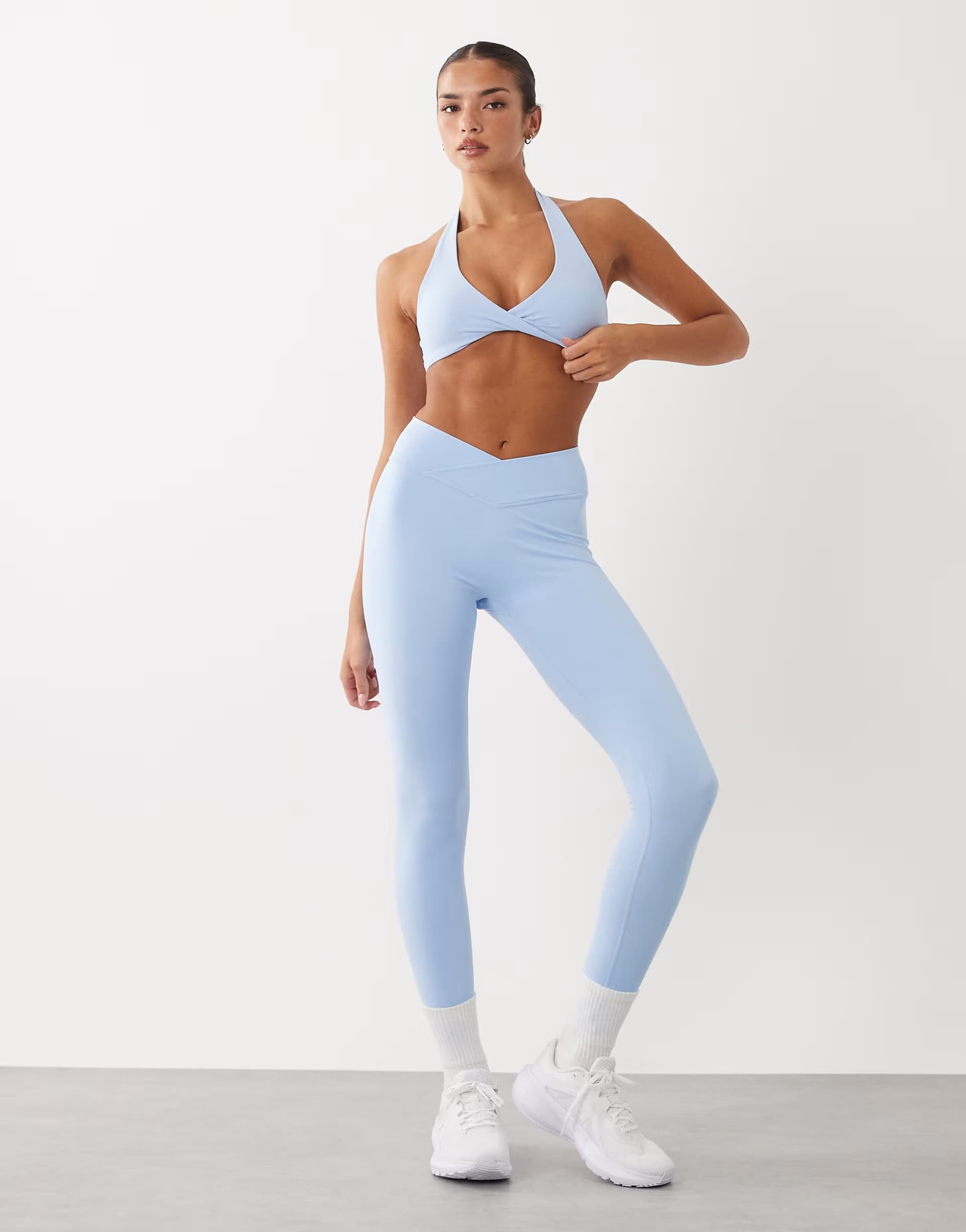 ASOS Bo+Tee 3 part co-ord in sky blue
